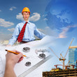 Construction industry collage Construction industry collage