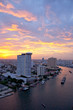Bangkok skyline at twilight, Thailand.