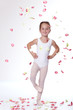 Young ballerina dancing