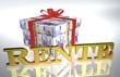 3D Geldgeschenk weiss - RENTE
