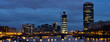 Londra, sky line notturno