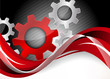 Background with gears Background with gears