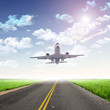 Image of a white passenger plane