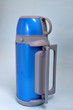 blue thermos