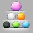 new shiny vector 3d icon collection of six illustration new shiny vector 3d icon collection of six illustration