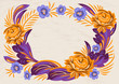 Vector: Flower ornament Flower ornament