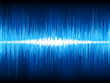 Sound waves oscillating on black. EPS 8 Sound waves oscillating on black. EPS 8