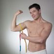 sportsman showing up his results