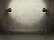 photo studio in old grunge room