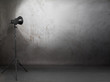 photo studio in old grunge room
