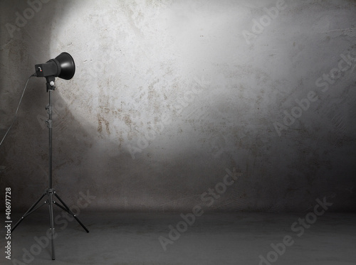 Photo: photo studio in old grunge room photo studio in old grunge room