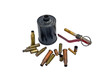 A grenade and bullet A grenade and bullet