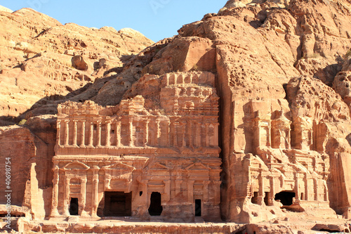 Photo: Petra, Lost rock city of Jordan. Petra, Lost rock city of Jordan.
