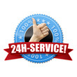 24H Service! Button, Icon