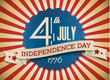 Vector independence day badge / poster