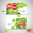 Set of big sale cards