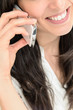 Photo: Talking by cellphone intimately Talking by cellphone intimately