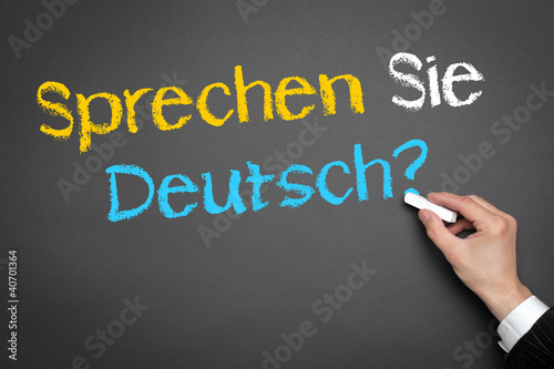 Illustration: Sprechen Sie Deutsch Sprechen Sie Deutsch