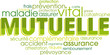 Vector: nuage de mots mutuelle nuage de mots mutuelle