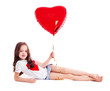 girl with a balloon