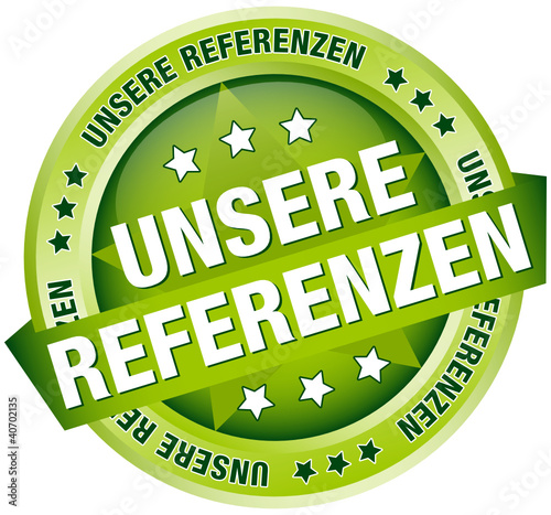 Vektor: Button Banner Unsere Referenzen" grün Button Banner Unsere Referenzen" grün