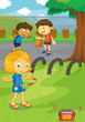 Friends in the park