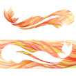 Colorful design with abstract butterfly. Vector illustration.