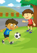 Soccer in the park