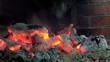 fire and tongs