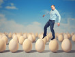 walk on eggs