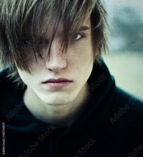Photo: portrait of a handsome guy. photos in cool colors portrait of a handsome guy. photos in cool colors