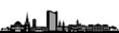 Skyline Chemnitz detailliert