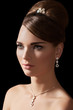 Photo: Beautiful woman model with retro hairstyle Beautiful woman model with retro hairstyle