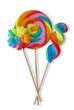 Colorful lollipops