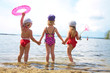 Children on the beach