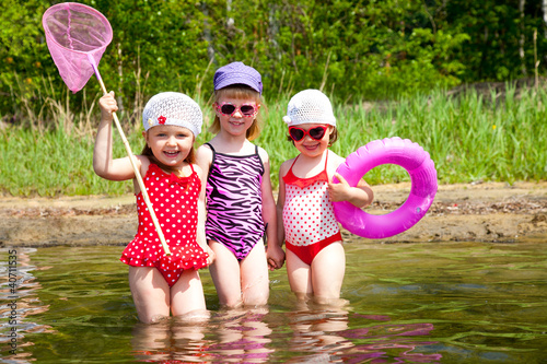 Photo: Fun kids on the beach Fun kids on the beach
