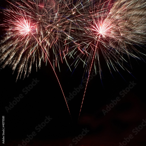 Photo: Colorful fireworks Colorful fireworks