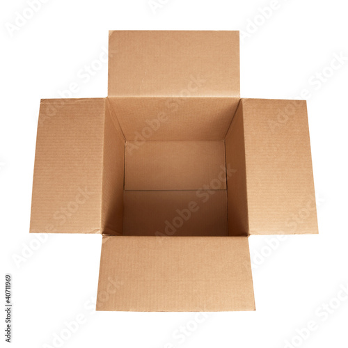 Photo: Open carton box Open carton box