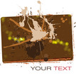 Abstract splash paint  vector card