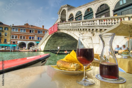 Photo: Lunch on Grand Canal Lunch on Grand Canal