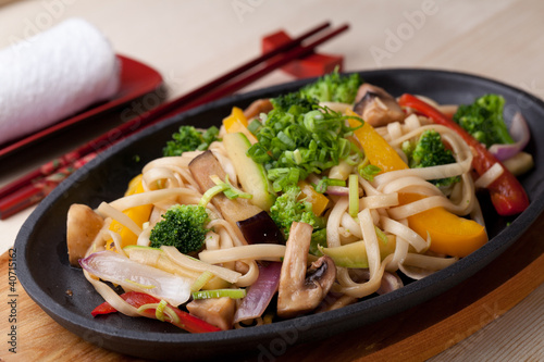 Photo: Udon with vegetables Udon with vegetables