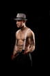 men with suspenders