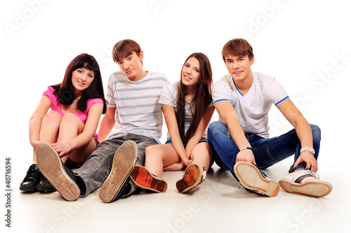 Foto: group students group students