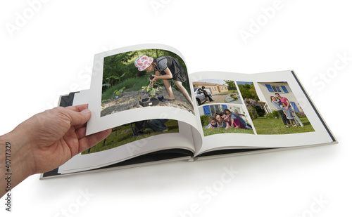Photo: Tourner les pages d'un album photo - livre photo Tourner les pages d'un album photo - livre photo