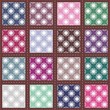 patchwork background with different patterns