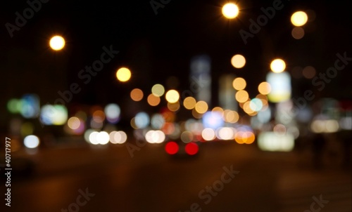 Photo: Defocused City Lights Defocused City Lights