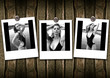 Fashion portrait of a beautiful woman in a bikini