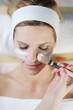 Beautiful young woman in spa Beautiful young woman in spa
