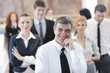 business people group on seminar