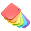 Rainbow color glossy palette isolated Rainbow color glossy palette isolated